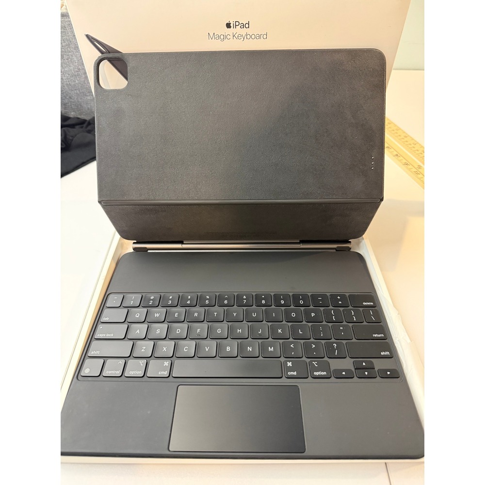 Apple Magic Keyboard Folio iPad Pro 12.9 inch Black Backlit Trackpad Case